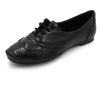 Sapato Oxford Danflex Couro Feminino