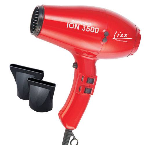 Secador Compact Ion 3500 Vermelho 1900w / 2200w Lizz