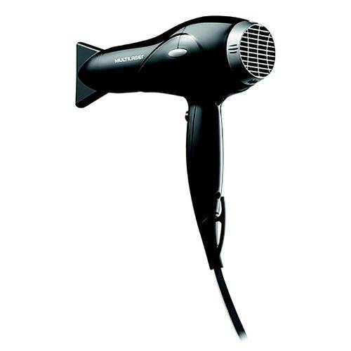 Secador de Cabelo Multilaser Eb02 Power 1900w 127v Preto/prata