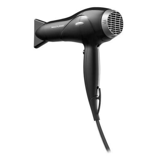 Secador de Cabelo Power 1900W Preto/Prata 127V - Multilaser