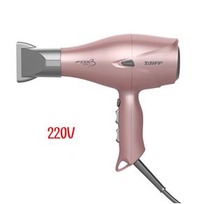 Secador de Cabelo Taiff Fox Íon 3 2 Velocidades Rose - 2200W 220v