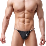 Sedutor Toy Presente masculino Sexy cintura baixa T-back Borde Lingerie Briefs Sex