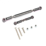 Servo Fazer a ligação Pull Rod metal ajustável Steering Linkage Esticador para D90 MN-90 MN-99 MN-91 FJ-45 1/12 RC Car rastreador de Rock