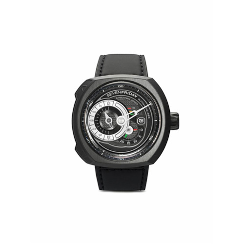 SEVENFRIDAY Relógio SF-Q3 Preto de 49mm - BLACK