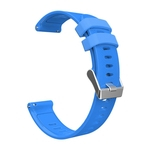Silicone 20Mm Universal Smartwatch Fivela de aço ondulado Cinta de substituição