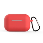 Silicone sem fio Bluetooth Headset caso capa protetora com gancho para o ar Pods Pro