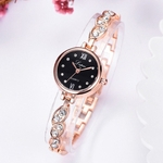 Simples Casual Rodada Moda Alloy pequeno e requintado Feminino pulseira rel¨®gio