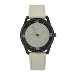 Simples Estilo Moda Casual Women Watch rel¨®gio de quartzo Couro Strap Watch