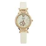 Simples Estilo Moda Casual Women Watch rel¨®gio de quartzo Couro Strap Watch