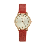 Simples Estilo Moda Casual Women Watch rel¨®gio de quartzo Couro Strap Watch