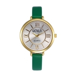 Simples Estilo Moda Casual Women Watch rel¨®gio de quartzo Couro Strap Watch