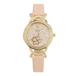 Simples Estilo Moda Casual Women Watch rel¨®gio de quartzo Couro Strap Watch