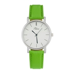 Simples Estilo Moda Casual Women Watch rel¨®gio de quartzo Couro Strap Watch