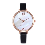 Simples Estilo Moda Casual Women Watch rel¨®gio de quartzo Couro Strap Watch