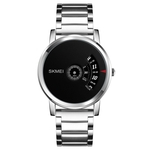 Simples Estilo Moda Men Quartz relógio de luxo Chic Steel Band 30M impermeáveis ¿¿Homens Relógios