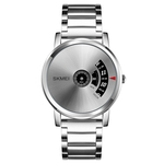 Simples Estilo Moda Men Quartz relógio de luxo Chic Steel Band 30M impermeáveis ¿¿Homens Relógios