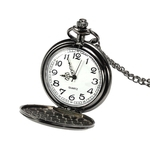 Simples Retro Brilhante Ouro antigo relógio de bolso relógio de bolso Flip