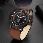 Multicolor Fashion Casual Business Men's Single Eye Watch Belt Quartz Watch