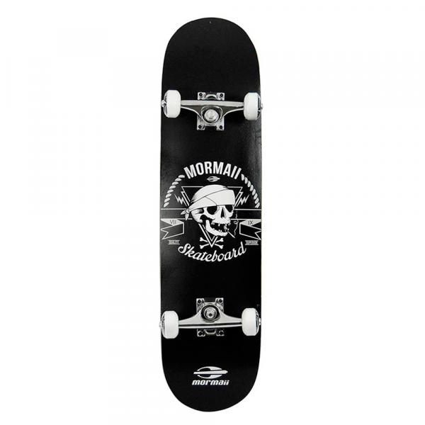 Skateboard Chill Caveira PRETO-BRANCO - Mormaii