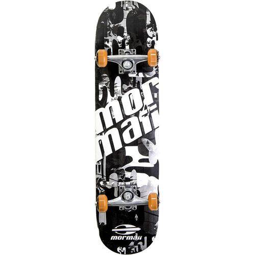 Skateboard Mormaii Chill Preto e Branco