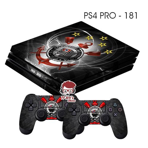 Skin PS4 Pro Corinthians