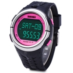 Skmei 1058 Heart Rate Sports Watch LED com pedômetro Função resistência à Água