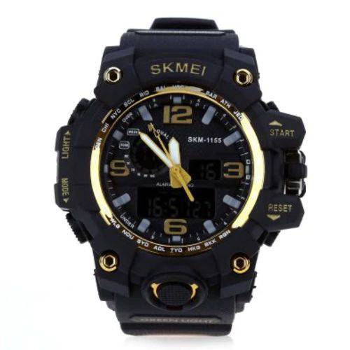 Skmei 1155 Men Led Digital Quartz Watch - Dourado