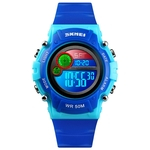 SKMEI 1477 Kid LED relógio digital Dual Time Data Semana EL Luz Alarme Waterproof Sports relógio de pulso