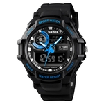 Skmei 1357 Men Digital Assista 50m Waterproof Tempo Tr¨ºs Rel¨®gio Sports Watch