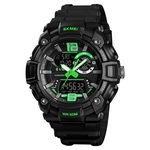 SKMEI 1529 Man Quartz Relógio Dual Display impermeável Sport