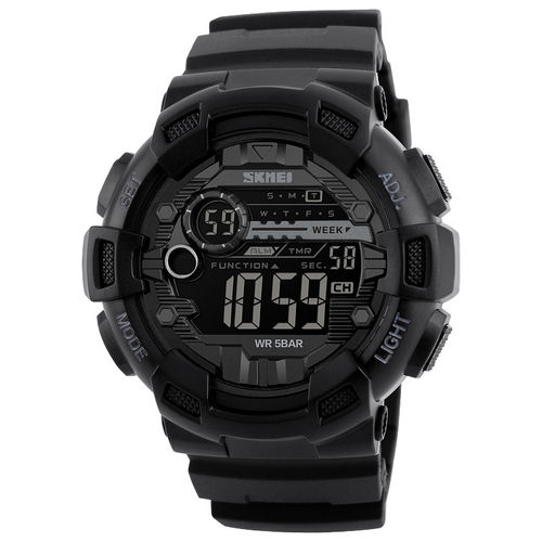 SKMEI Adulto Casual Sport Watch Digital Display Calendar impermeável relógio de pulso eletrônico com Backlight