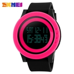 SKMEI Homens LED Grande rel¨®gio marcar Digital Alarm Waterproof Calend¨¢rio Sport Watch