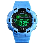 SKMEI Homens Mulheres Digital Assista Camouflage Data Semana Cronômetro EL Luz Alarme Waterproof Sports relógio de pulso