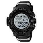 SKMEI Mens 56mm Relógio Esportivo Com Pulseira De Aço Inoxidável, Relógio Digital À Prova D'á