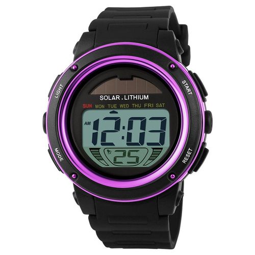 SKMEI moda elegante multifuncional Digital Assista roxo