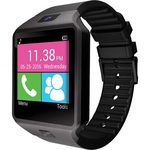 Slide Smart Watch Compatible With Android And iOS - Black (SW200-BK)