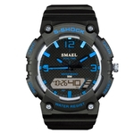SMAEL 1539C Men Fashion Waterproof Backlight Sports Quartz Relógio De Pulso Digital