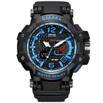 SMAEL Sport Watch Men Digital LED Electronic Watches Rubber Quartz Wristwatches