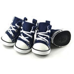 Small Dog Pet Cat Denim Sapatos Filhote de Cachorro Sport Shoes Casual Anti-derrapante Botas da Sapatilha