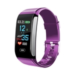 Smart Screen Pulseira de Fitness Rastreador Cor Pulseira Heart Rate Monitor CK18S