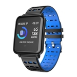 Smart Sport impermeável Watch Monitor Da Taxa De Coração Pulseira de ecrã a cores de LED