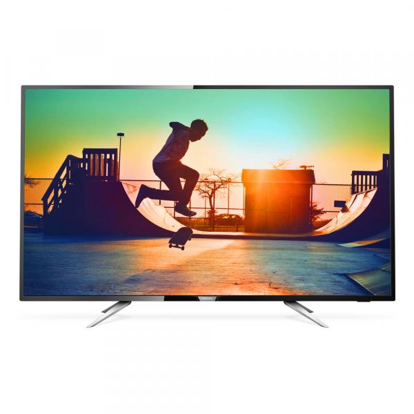 Smart TV LED 55 Philips 55PUG6102/78 UHD 4K com Conversor Digital 4 HDMI 2 USB Wi-fi 60hz - Preta