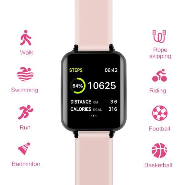 Smart Watch B57 Relógio Inteligente App Hero Band - Rosa - B Smart