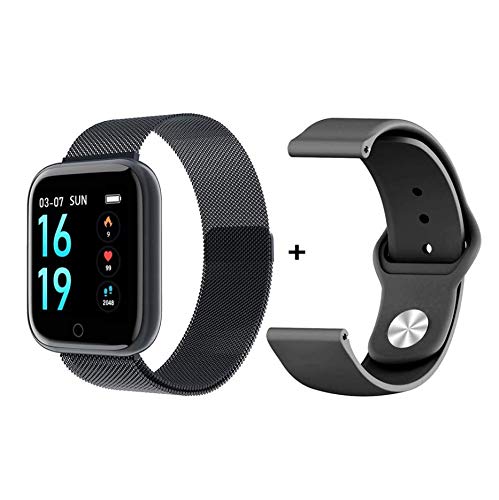 Smart Watch Relógio Inteligente T80 IP67 iOS e Android Original (Preto)