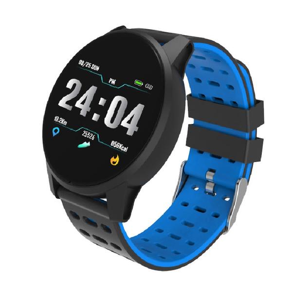 Smart Watch Relógio Inteligente W1 Bluetooth Android Ios Azul