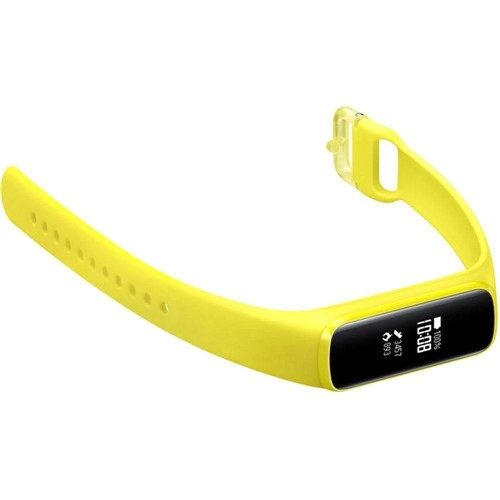 Smartband Galaxy Fit e Pulseira de Silicone Monitor Cardíaco Amarelo Samsung