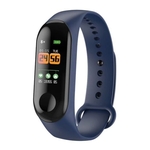 SMARTBAND INTELIGENTE AZUL M3 MONITOR CARDIACO E PRESSÃO