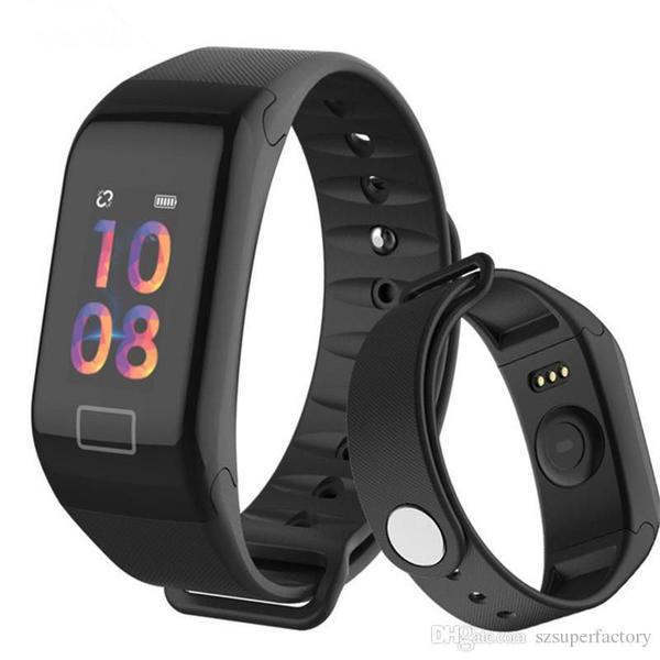 Smartband Inteligente F1 Pulseira Monitor Cardíaco - Tomate