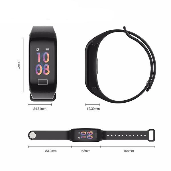 Smartband Inteligente Mtr 22 Pulseira Monitor Cardíaco Android - Tomate