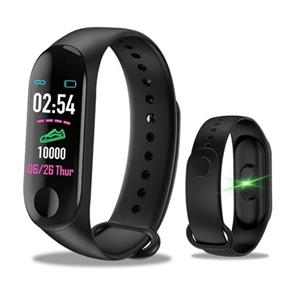 SMARTBAND INTELIGENTE PRETA M3 MONITOR CARDIACO E PRESSÃO